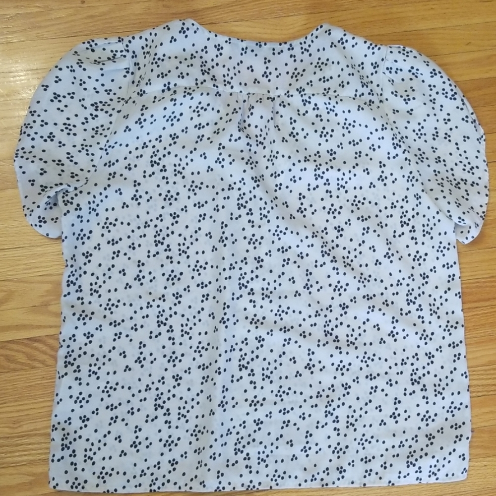 Polka dot blouse